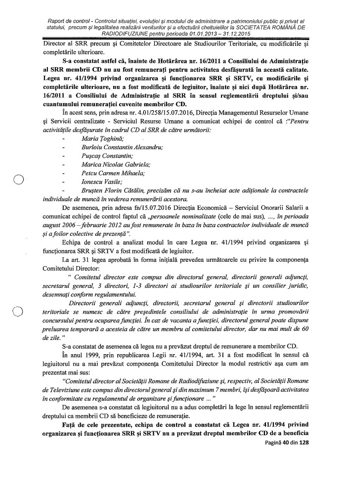 Raport Curtea Conturi p II1