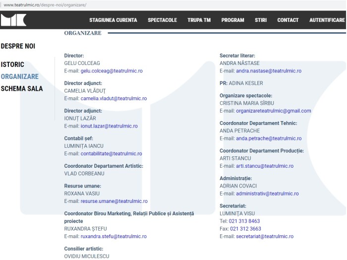 Miculescu Ovidiu teatrul MIC
