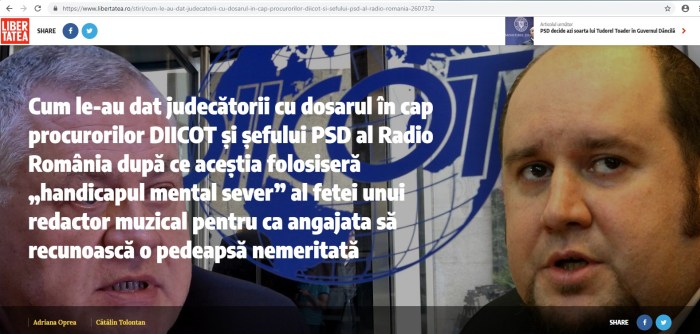 Poza cu Miculescu si sef DIICOT libertatea